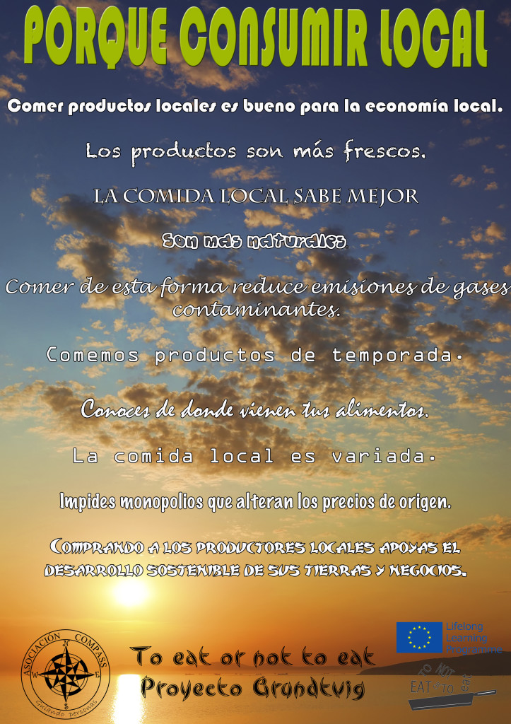 poster difusion to eat or not to eat Febrero