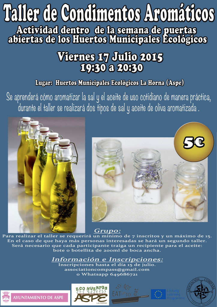 Taller Condimentos Aromaticos